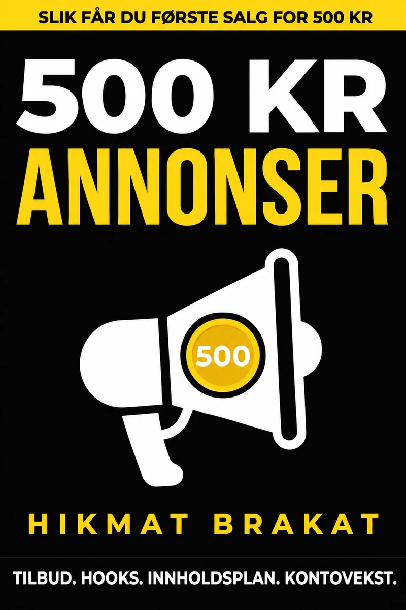 Book cover: 500 KR ANNONSER by Hikmat Brakat
